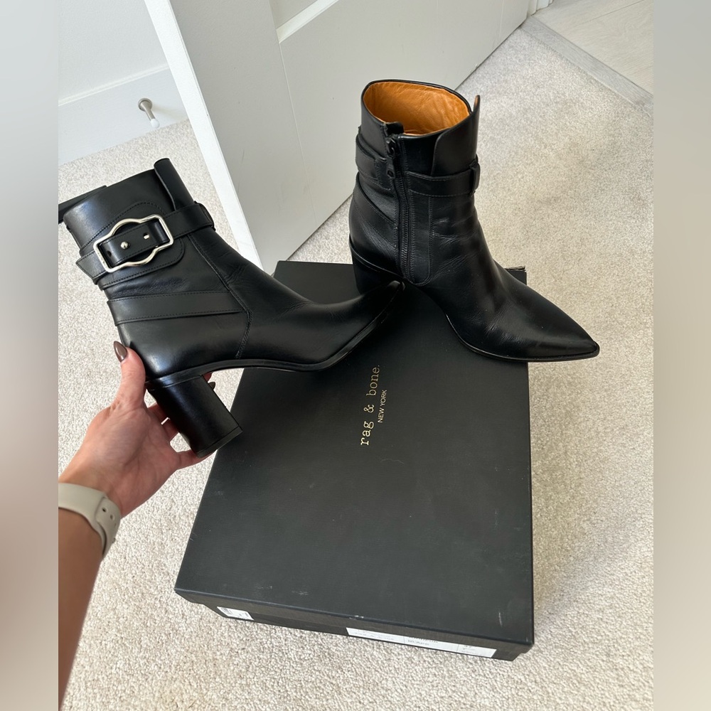 Rag and bone Brynn jodhpur leather boots